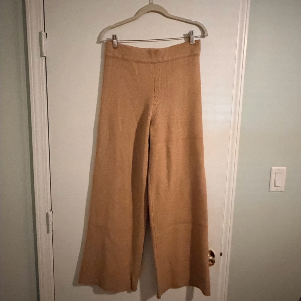 English Factory Camel Wide-Leg Pants - Picture 12 of 13